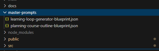 CyWire Master Prompts — blueprint view showing identity, variables, constraints, output schema, and micro-shots
